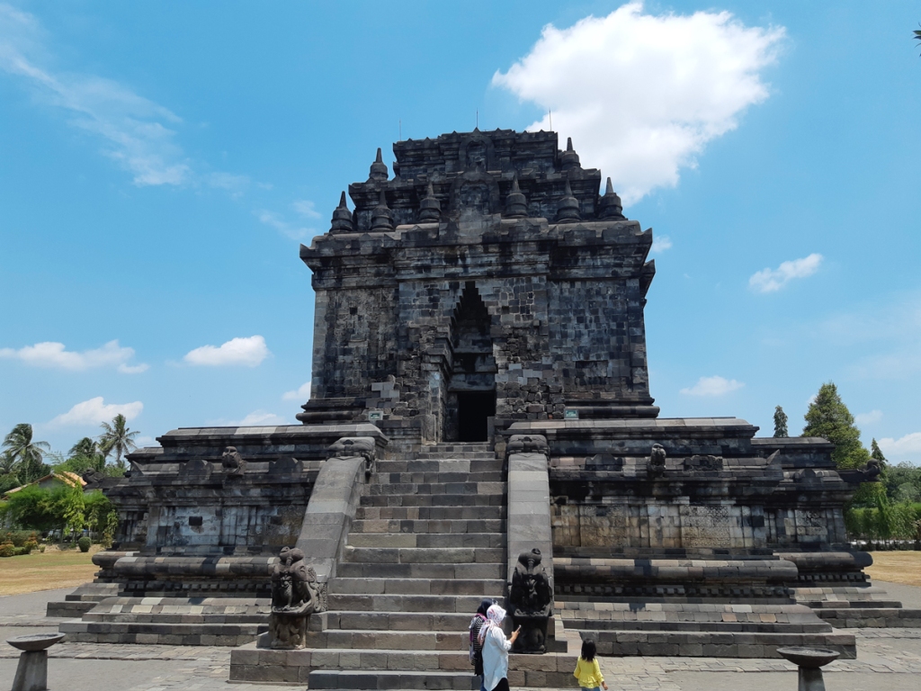 Mendut Temple, Central Java island, Indonesia.